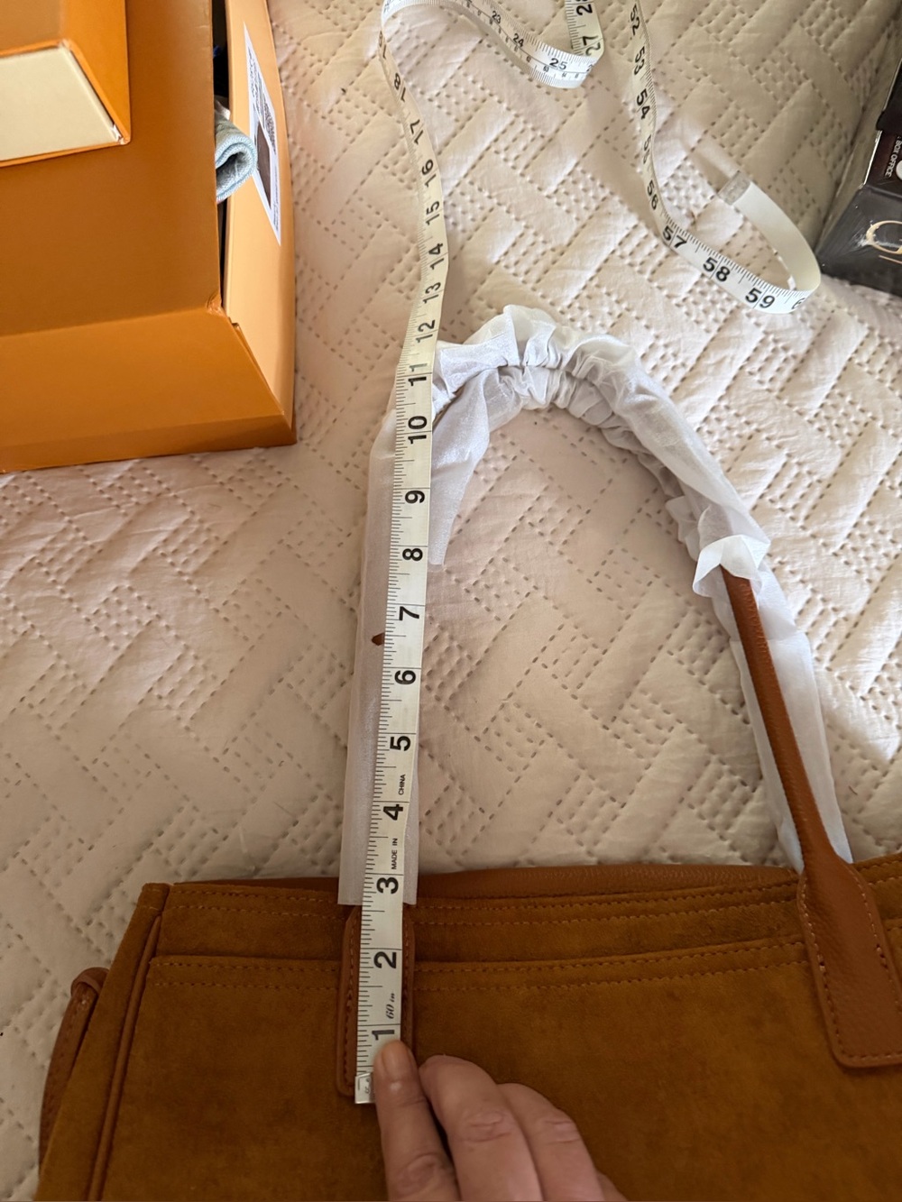 Beautiful Fashion Top-Handle Tote with CC Turn-Lock - Picture 9 of 10